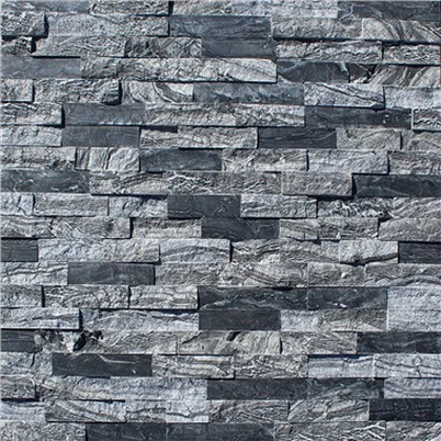 Ploče od prirodnog kamena za unutarnje i vanjske zidove Crni mramor JRE-025